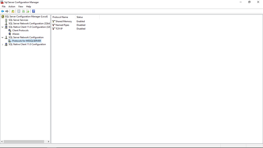 Configure Named Pipe and TCP/IP Settings of SQL Server